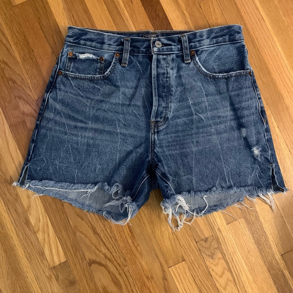 High rise mom shorts